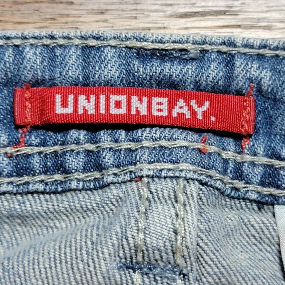 Union Bay Low Rise True Boot Light Blue Stretch Denim - Size 7 - Picture 5 of 7